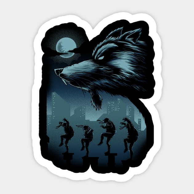 The Ninjutsu Master Sticker by studioyumie